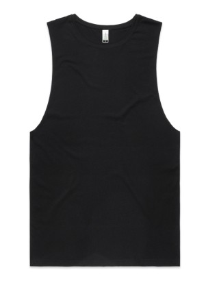 Mens Barnard organic tank-5025G-Black/White:Black